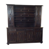 Vaisselier 4 portes en noyer