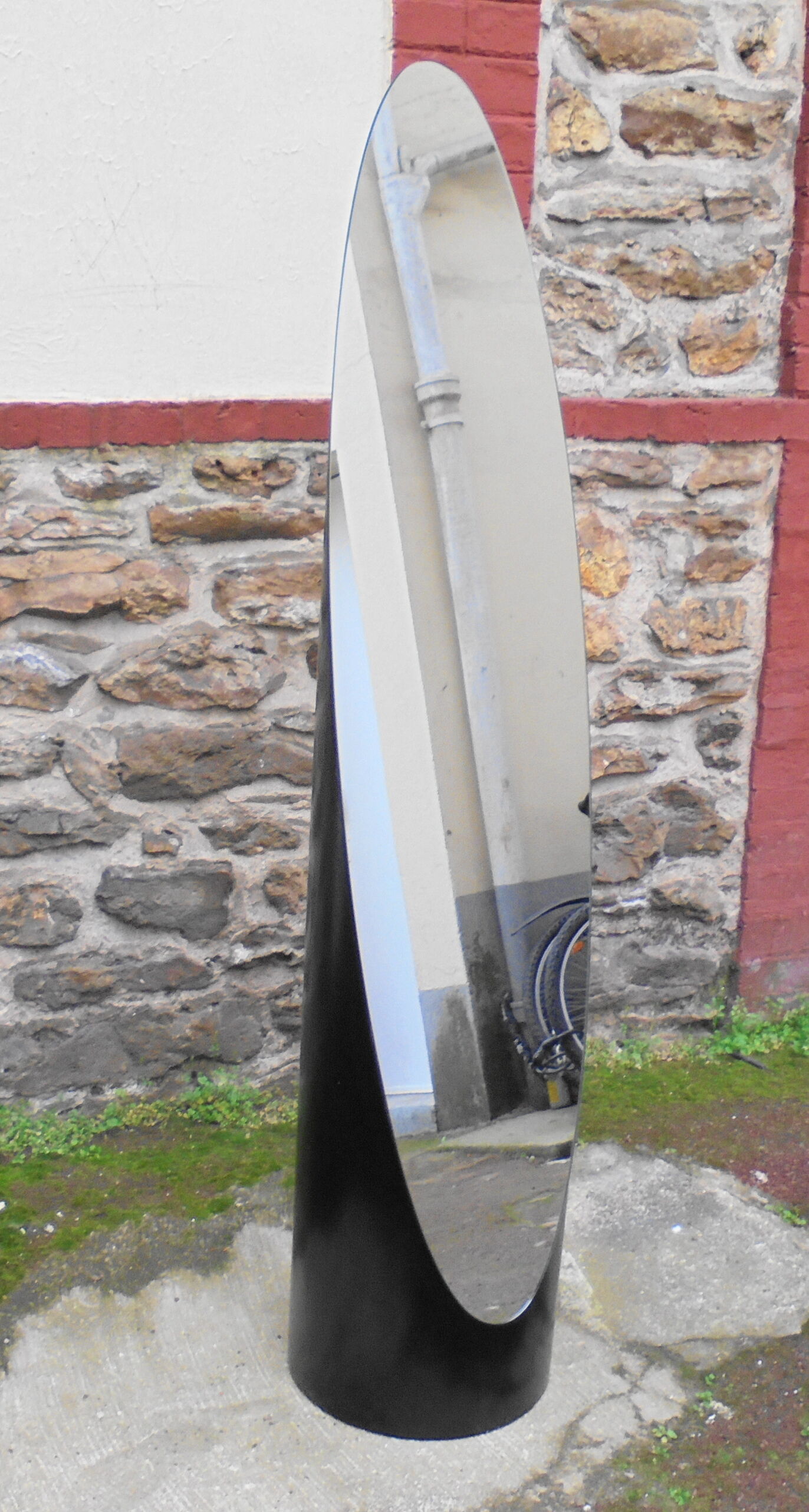 Lipstick standing mirror from the 80s