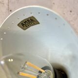 Brass accordion arm wall lamp by alfred müller for amba – 50s
