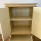 2-door flowered wooden cabinet