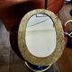 Vintage brass mirror by thomas pysse dk denmark 1950