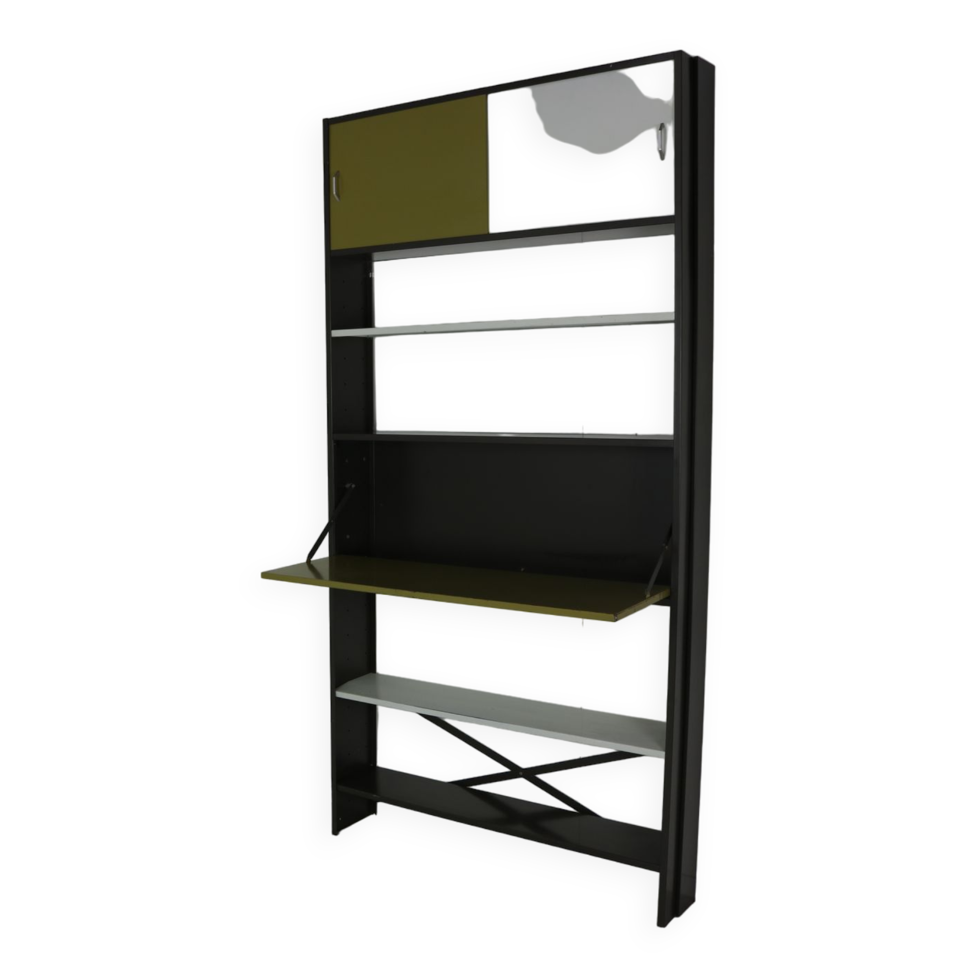 Shallow bookcase by tjerk reijenga for pilastro