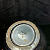 Vallauris pitcher in black enamelled ceramic