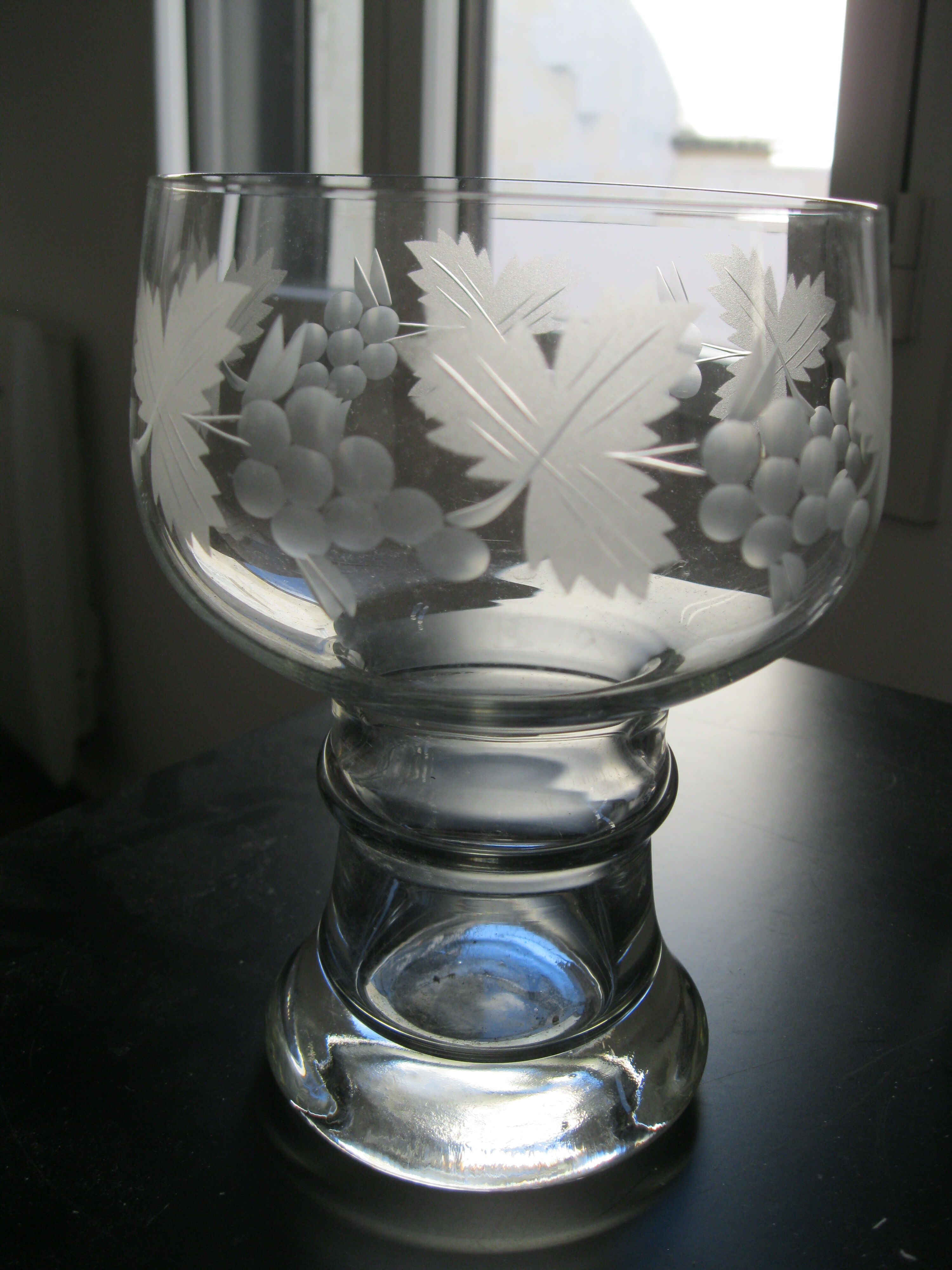 Crystal vase
