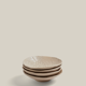 Lot de 4 coupelles malt grège mat m