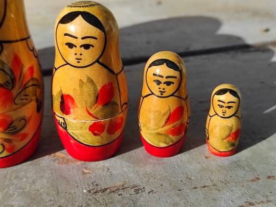Russian matryoshka nesting dolls