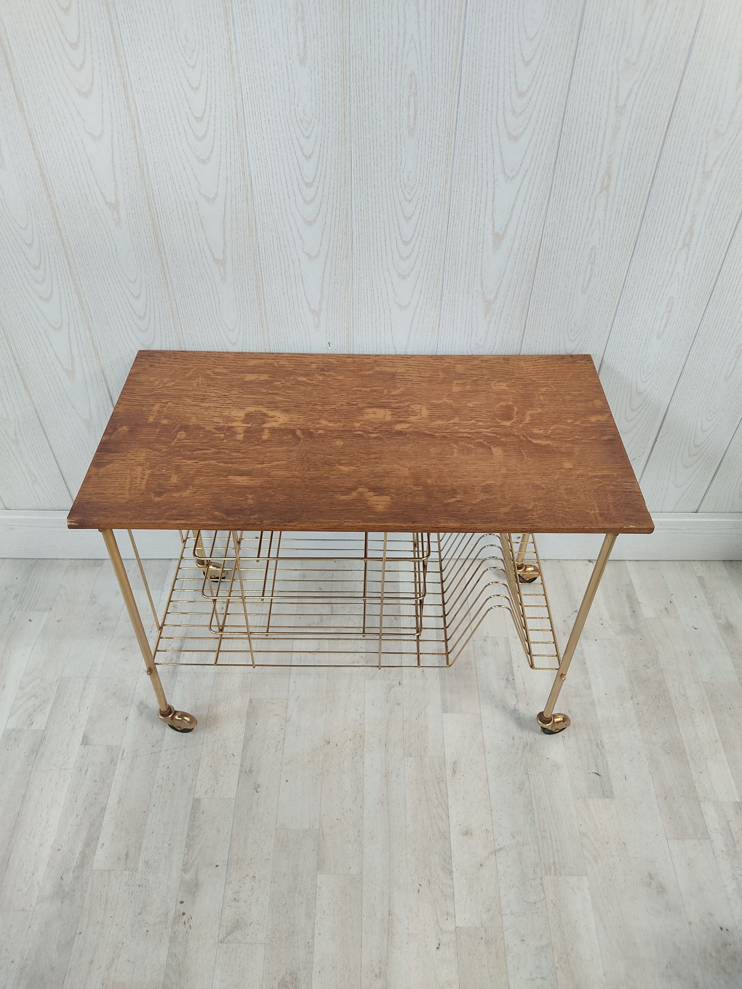 Table porte tourne disques et vinyles