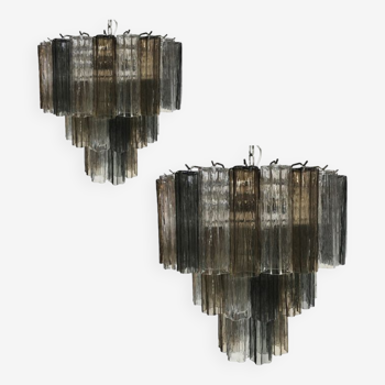 Murano glass Sputnik chandelier, set of 2 or a pair of chandeliers