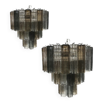 Murano glass Sputnik chandelier, set of 2 or a pair of chandeliers