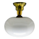 Polish pop-art style pendant lamp, 1950s