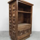 Midcentury brutalist cabinet vintage 1960