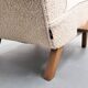 1930 Jindrich Halabala Bentwood Armchair in Beige Boucle