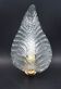 Wall light Trasparent Jewel Murano Glass Leave by Barovier e Toso, 1950s
