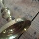 Pair of brass candlesticks