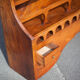 Vintage wood cabinet, high shelf, kitchen storage, countryside