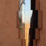 Applique murale chromée art déco