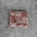 Madeji – Pink Square Natural Marble Coasters- set of 4