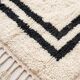 Handmade Moroccan rug in natural wool 200cm x 300cm