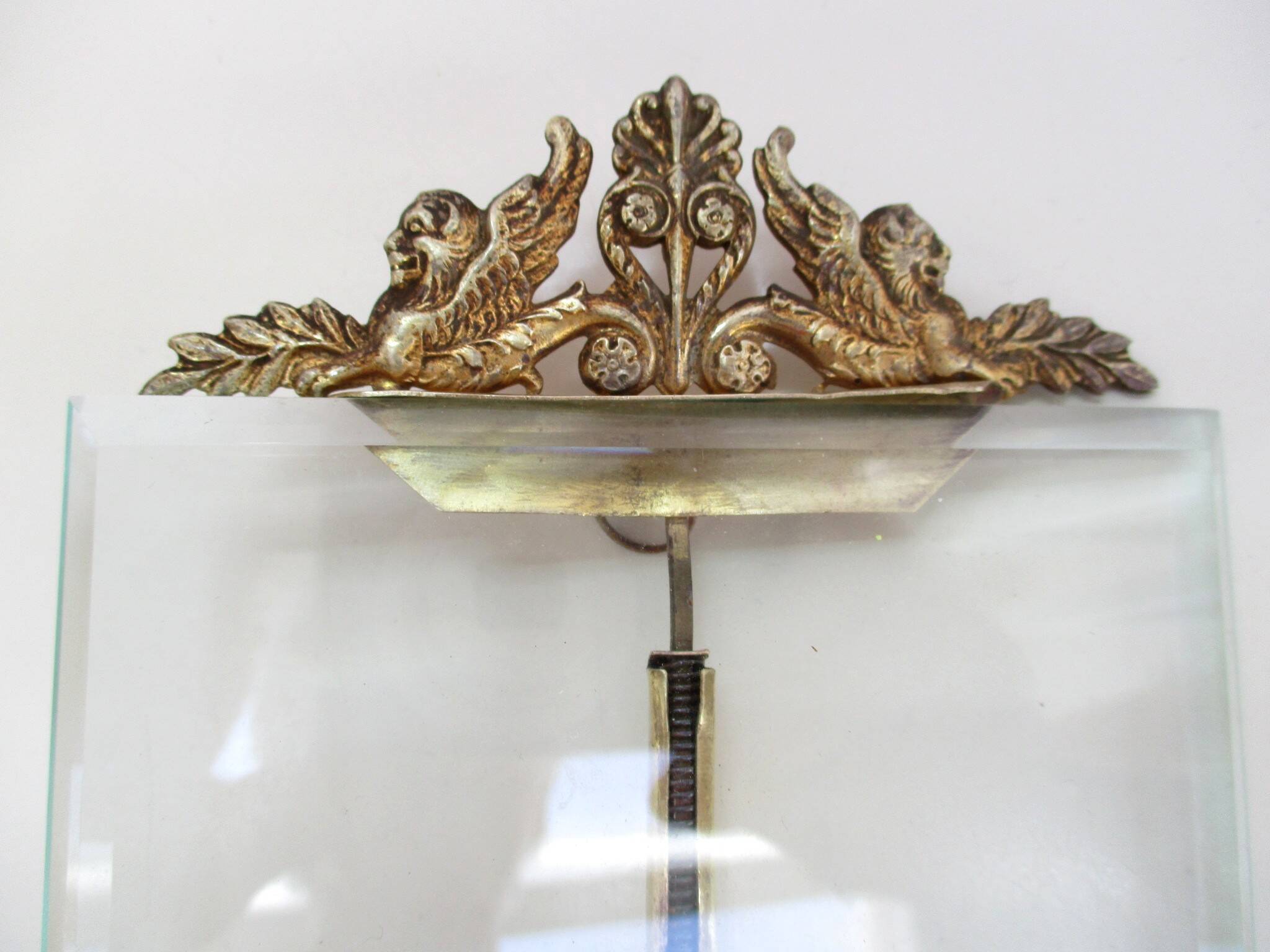 Beveled glass photo frame from the Napoleon III period - Chimeras