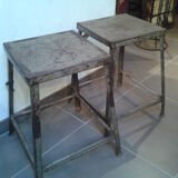 Square iron or stool table