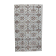 Light blue floral carpet 203x118cm