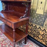 Napoleon III mahogany console or serving unit