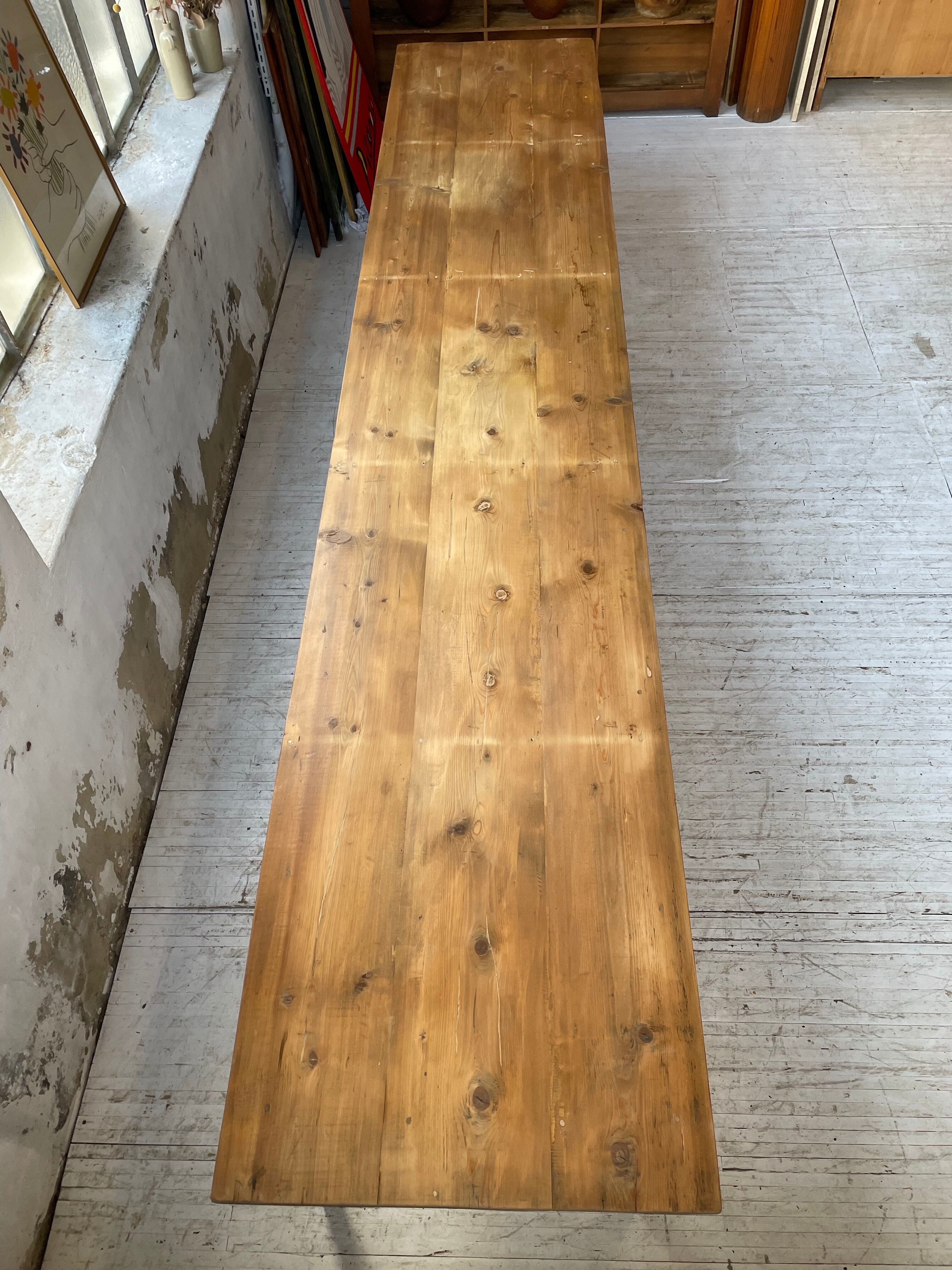 Farmhouse table beech pine XL 4m