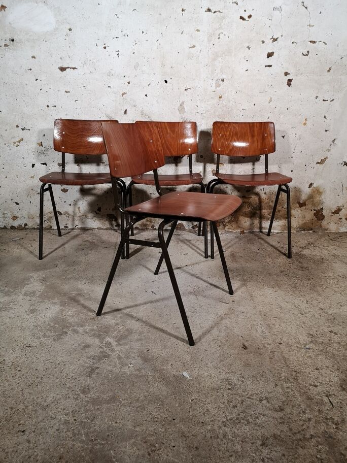 Set de 4 Chaises Marko modèle Kwartet