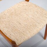 Chaise moderne en teck modèle 42 du milieu du siècle par Kai Kristiansen pour Schou Andersen, années 1960