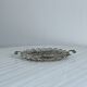 Filigree plateau in silver-plated openwork metal