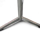 Vintage ceramic coffee table with chrome frame