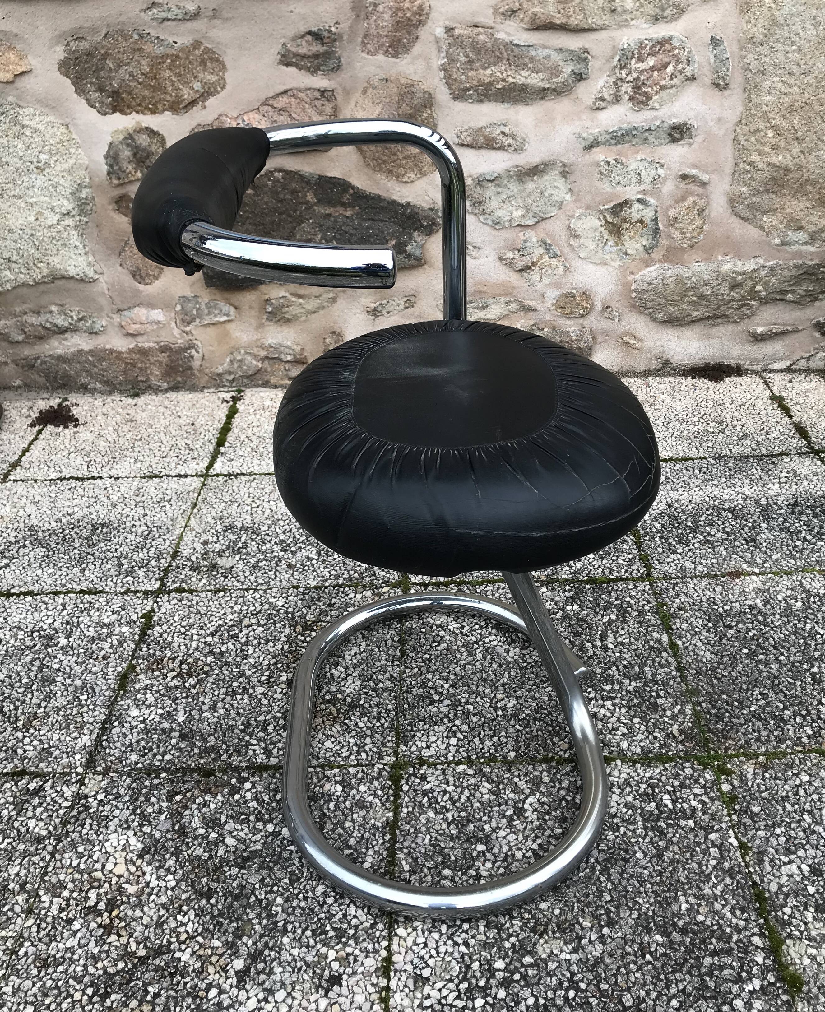 Set 4 chaises Giotto Spotino vintage