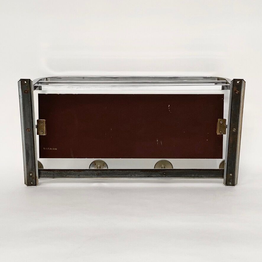 Art deco mirror coat rack