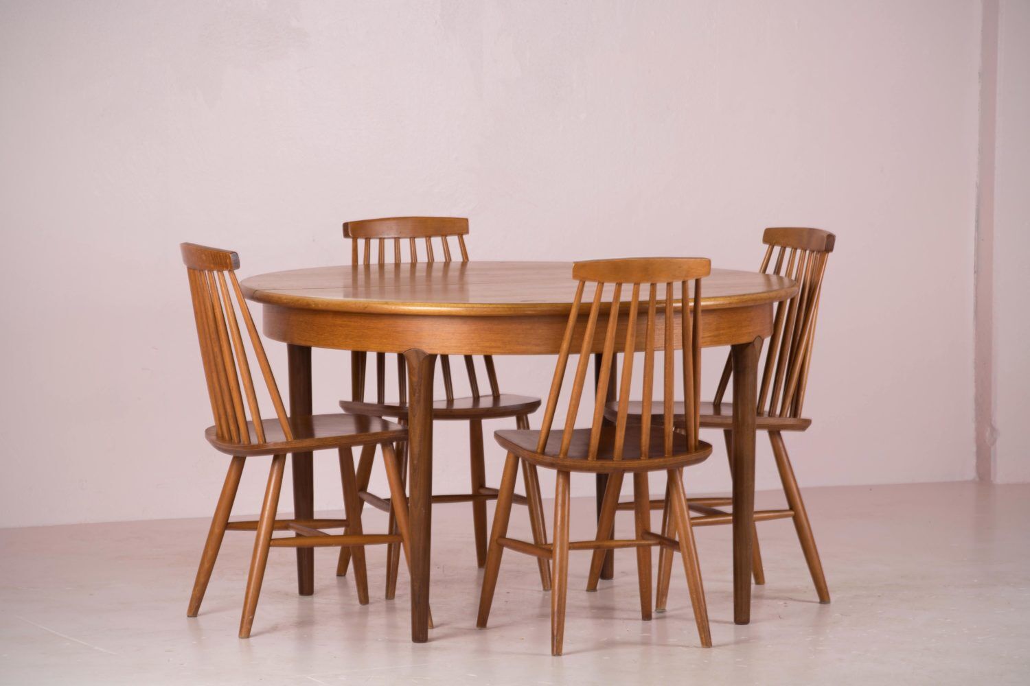Scandinavian teak table for 4 people