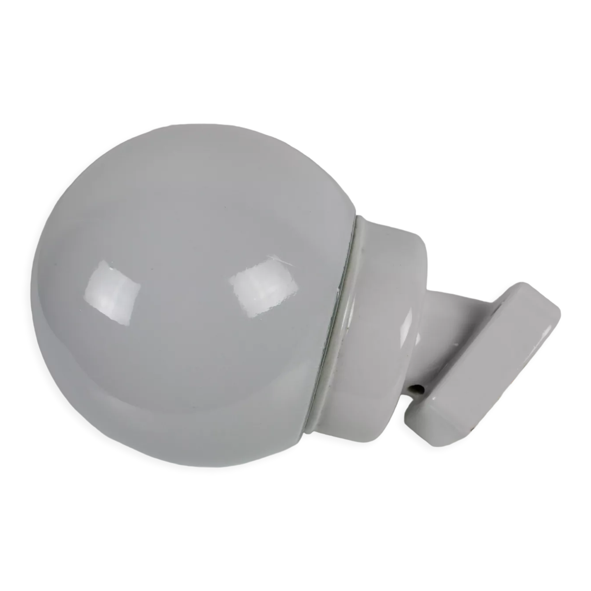 1960's Wall Lamp Porcelain and Glass, Czechoslovakia