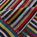 Multicolor Modernist Vintage Kilim Rug, 165x269Cm