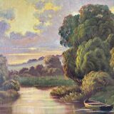 Forest landscape by Bernard