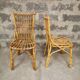 Paire de chaise en rotin