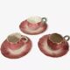 Lunéville keller and guerin pink slip cups.