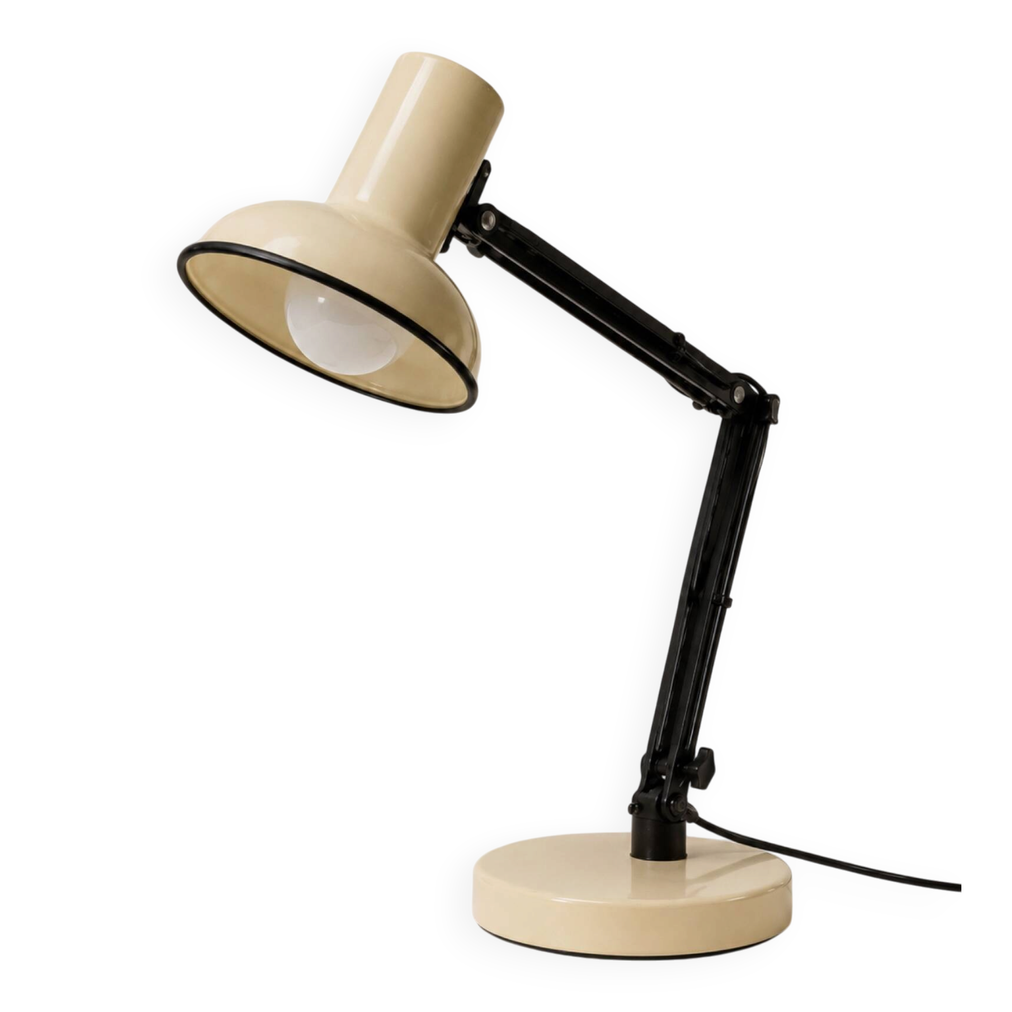 Lampe de bureau articulée Hustadt Leucheten 1970