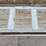 Antique mirror - triptych shelf in Burmese teak