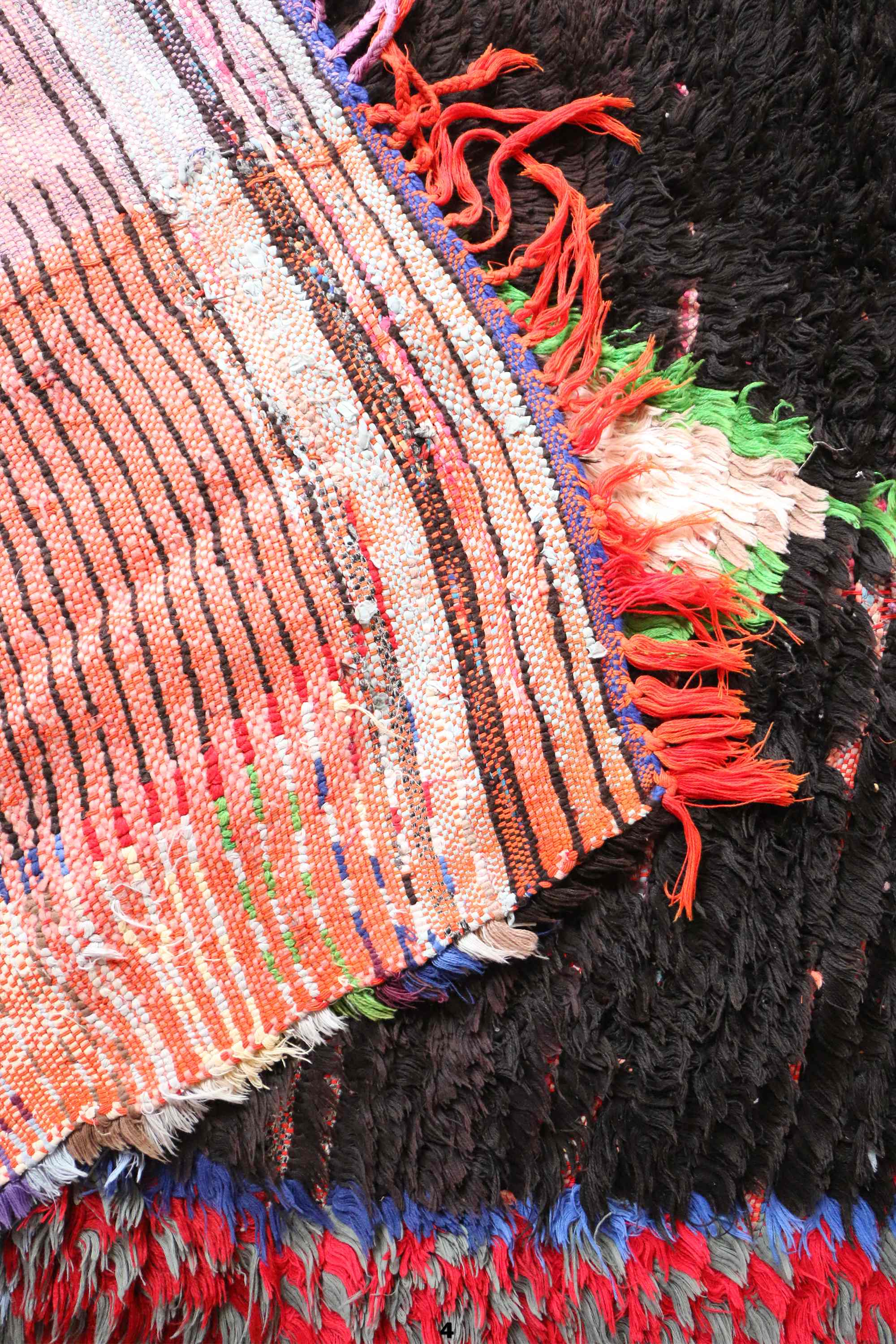 Moroccan colorful carpet 84 x 219 cm