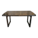 Table à manger extensible vintage – piètement traîneau – design moderniste