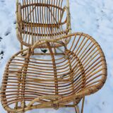 Fauteuils en rotin