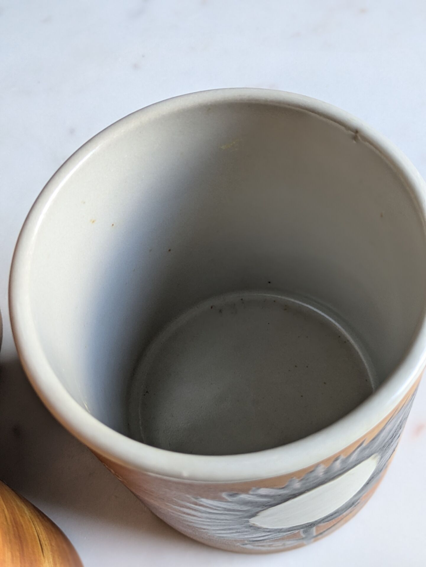 Rare stoneware ensemble "La Colombe" 60'