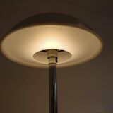 Large Space Age chrome table lamp by Fagerhults, Sweden, 1970s.