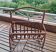 Vintage rattan magazine rack