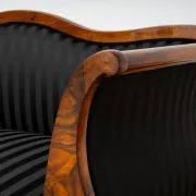 Exceptional 19th Century Biedermeier Walnut Sofa, circa 1850