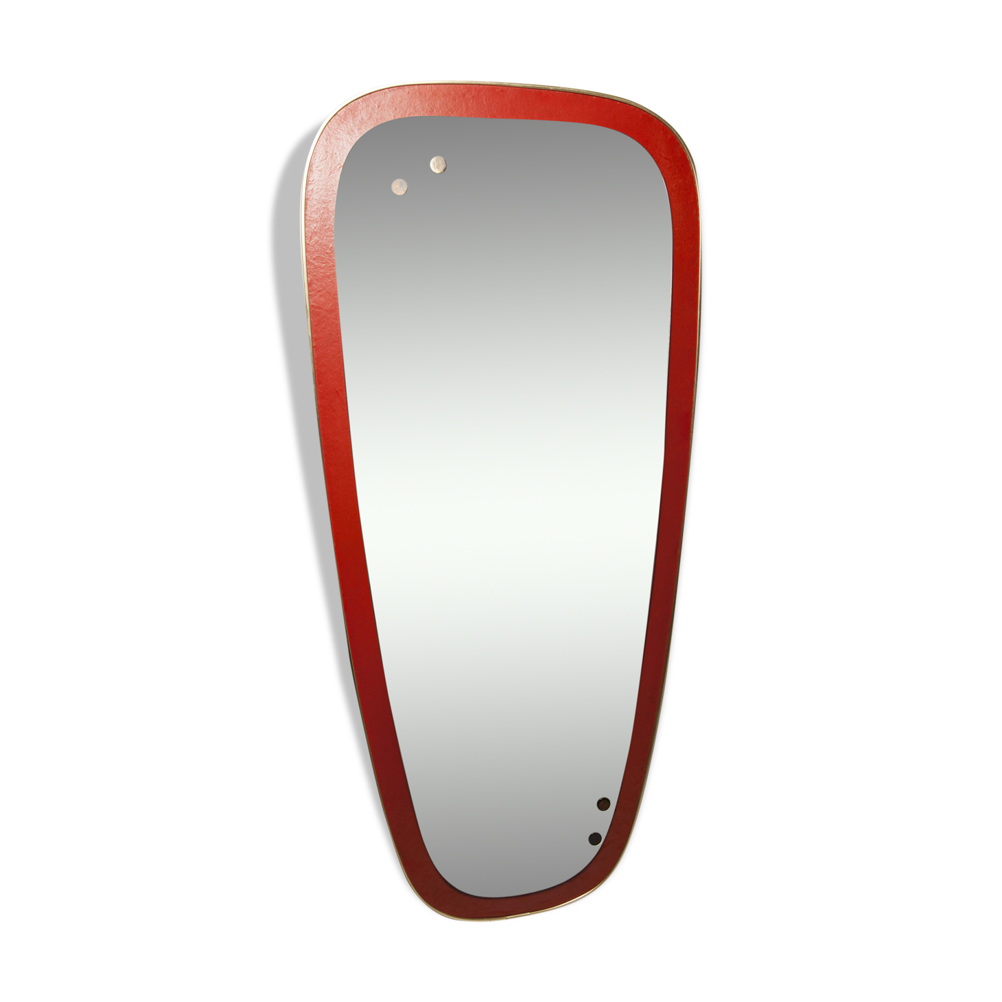 Mirror symmetrical 60's Red 82x37cm