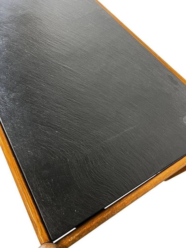 Table basse brutaliste vintage / table basse Eric Merthen